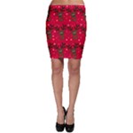 Reindeer Xmas pattern Bodycon Skirt