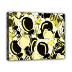 Yellow abstract garden Canvas 10  x 8 