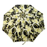 Yellow abstract garden Folding Umbrellas