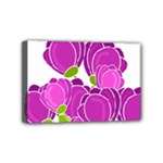Purple flowers Mini Canvas 6  x 4 