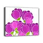 Purple flowers Canvas 10  x 8 