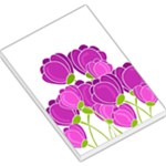 Purple flowers Large Memo Pads