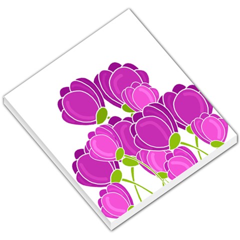 Purple flowers Small Memo Pads from UrbanLoad.com