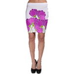 Purple flowers Bodycon Skirt