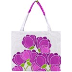 Purple flowers Mini Tote Bag