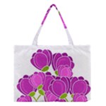 Purple flowers Medium Tote Bag