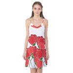 Red floral design Camis Nightgown