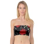 Red roses Bandeau Top