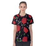 Red roses Women s Cotton Tee