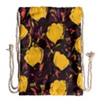 Yellow roses  Drawstring Bag (Large)