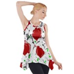 Red roses 2 Side Drop Tank Tunic