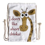 Giraffe joke Drawstring Bag (Large)