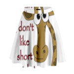 Giraffe joke High Waist Skirt