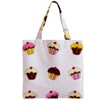 Colorful cupcakes  Zipper Grocery Tote Bag