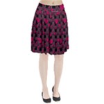 Harts pattern Pleated Skirt