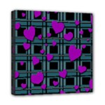 Purple love Mini Canvas 8  x 8 
