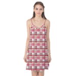Red plaid pattern Camis Nightgown