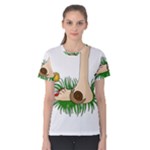 Barefoot in the grass Women s Cotton Tee