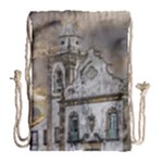 Exterior Facade Antique Colonial Church Olinda Brazil Drawstring Bag (Large)