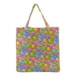 Fishes Cartoon Grocery Tote Bag