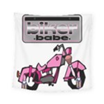 Biker Babe Square Tapestry (Small)