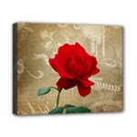Red Rose Art Canvas 10  x 8  (Stretched)