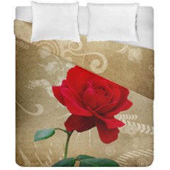 Red Rose Art Duvet Cover Double Side (California King Size) from UrbanLoad.com