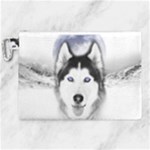 Wolf Moon Mountains Canvas Cosmetic Bag (XL)