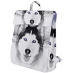 Wolf Moon Mountains Flap Top Backpack
