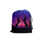 Unicorn Sunset Drawstring Pouch (Medium)