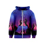 Unicorn Sunset Kids  Zipper Hoodie