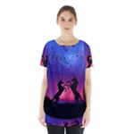 Unicorn Sunset Skirt Hem Sports Top