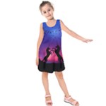 Unicorn Sunset Kids  Sleeveless Dress