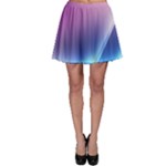 Purple Blue Wave Skater Skirt