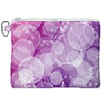 Purple Bubble Art Canvas Cosmetic Bag (XXL)