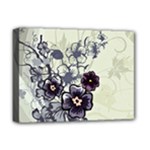 Purple Flower Art Deluxe Canvas 16  x 12  (Stretched) 