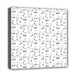 Music Notes Background Wallpaper Mini Canvas 8  x 8  (Stretched)
