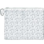 Music Notes Background Wallpaper Canvas Cosmetic Bag (XXXL)