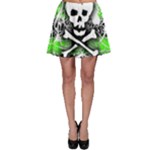 Deathrock Skull Skater Skirt