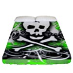 Deathrock Skull Fitted Sheet (Queen Size)