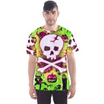 Deathrock Skull & Crossbones Men s Sports Mesh Tee