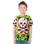 Deathrock Skull & Crossbones Kids  Cotton Tee