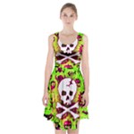 Deathrock Skull & Crossbones Racerback Midi Dress