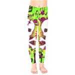 Deathrock Skull & Crossbones Kids  Legging