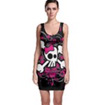 Girly Skull & Crossbones Bodycon Dress