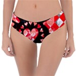 Love Heart Splatter Reversible Classic Bikini Bottoms