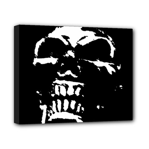 Morbid Skull Canvas 10  x 8  (Stretched) from UrbanLoad.com