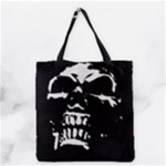 Morbid Skull Grocery Tote Bag