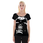 Morbid Skull Cap Sleeve Top