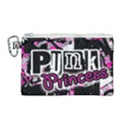 Punk Princess Canvas Cosmetic Bag (Medium)